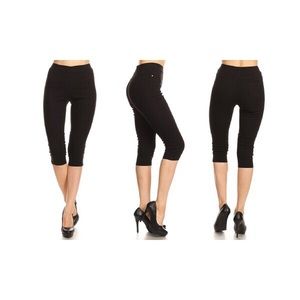 High waist capri jeggings